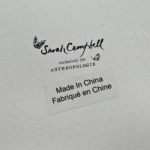 Sarah‎ Campbell Anthropologie Floral Bamboo Melamine Serving Platter - Picture 4 of 4